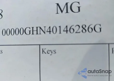 1968 Mg Mgb из США, поврежденный, VIN 00000GHN40146286G